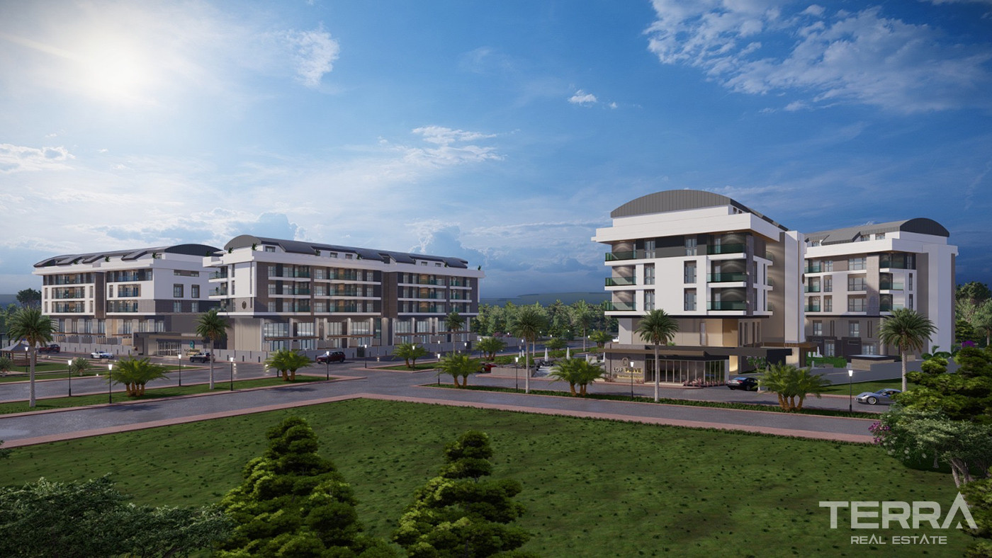 Konyaaltı'nda Lüks Rezidansta Satılık Modern Daireler - 82540
