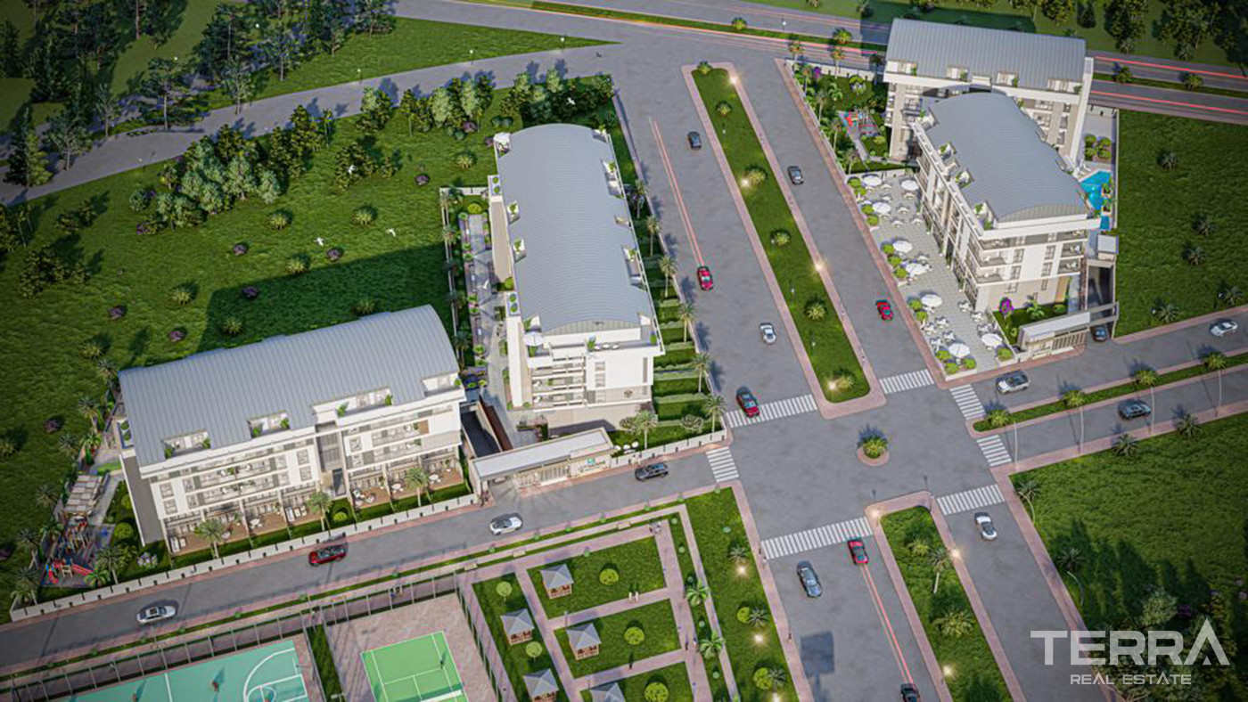 Konyaaltı'nda Lüks Rezidansta Satılık Modern Daireler - 82541