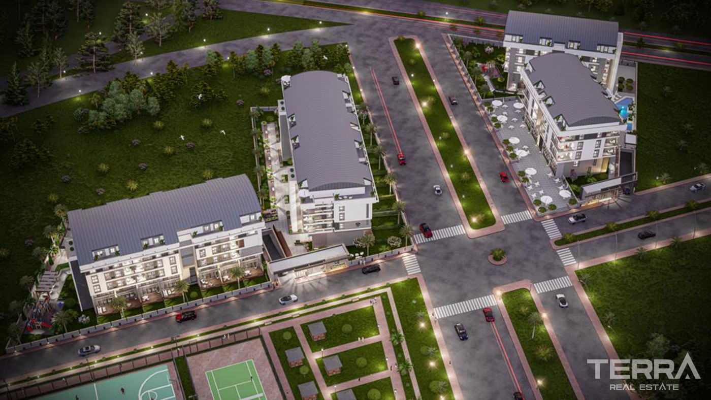 Konyaaltı'nda Lüks Rezidansta Satılık Modern Daireler - 82542