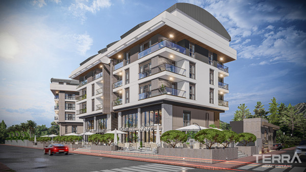 Modern Style Apartments in a Luxury Residence in Antalya