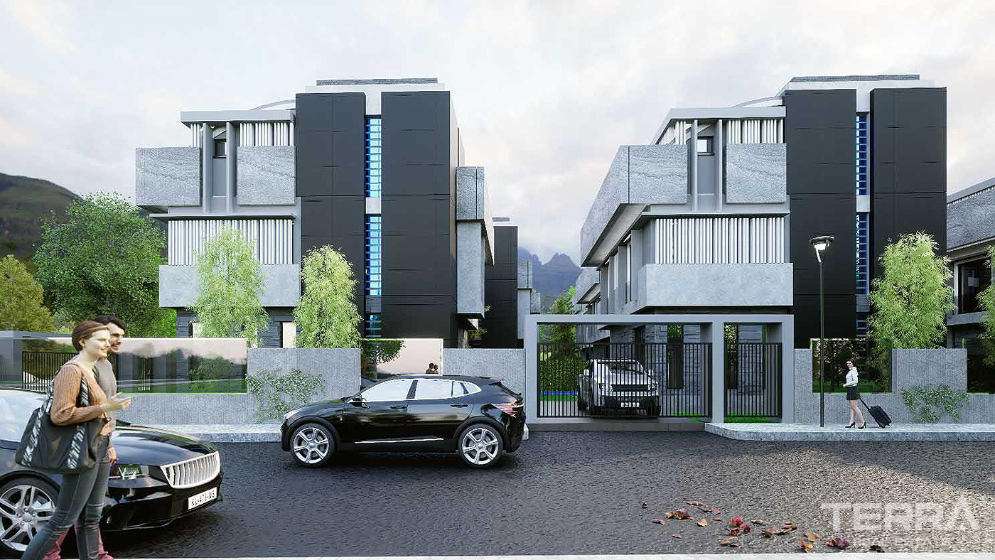 Döşemealtı'nda Satılık 6+1 Asansörlü Tripleks Villalar - 82543