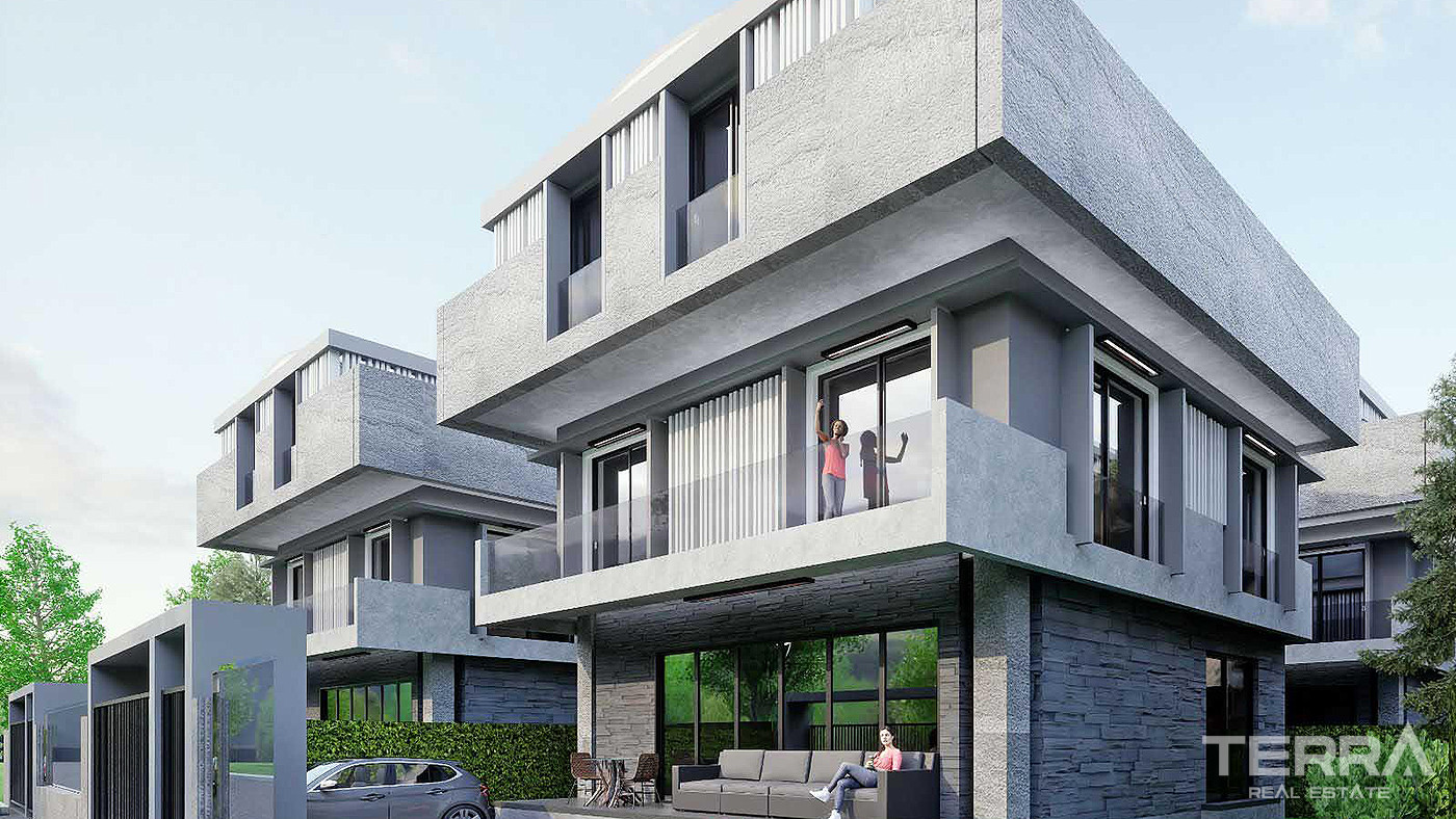 Döşemealtı'nda Satılık 6+1 Asansörlü Tripleks Villalar - 82545