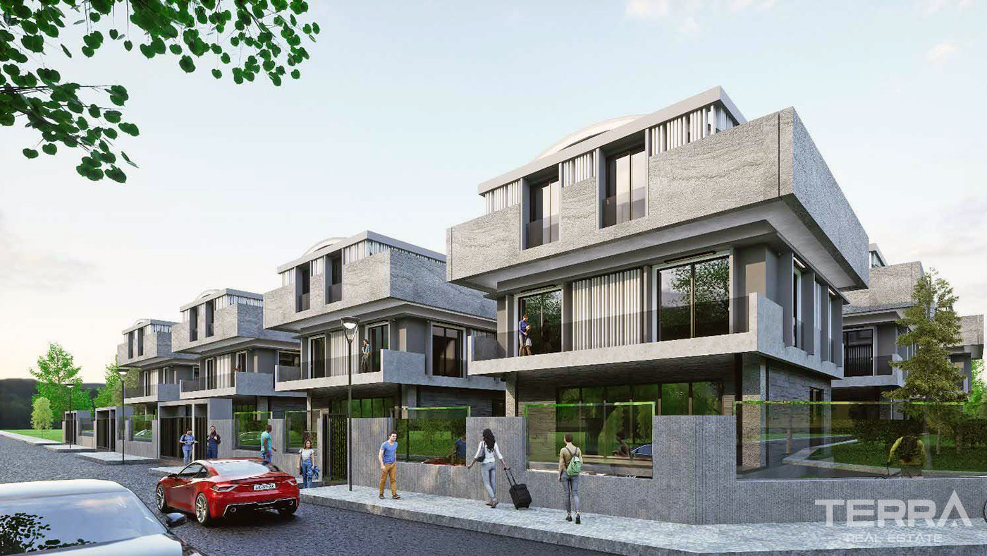 Döşemealtı'nda Satılık 6+1 Asansörlü Tripleks Villalar - 82551