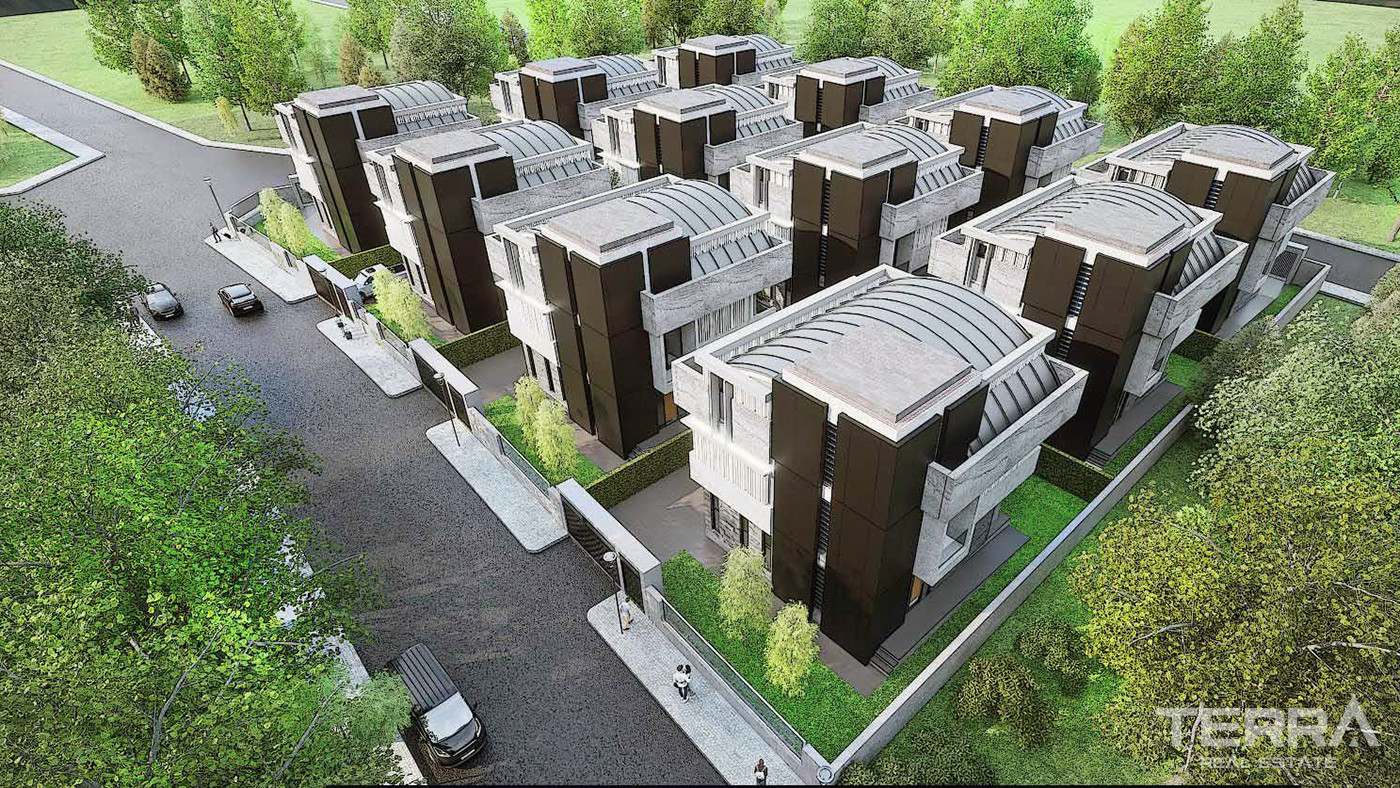 Döşemealtı'nda Satılık 6+1 Asansörlü Tripleks Villalar - 82553