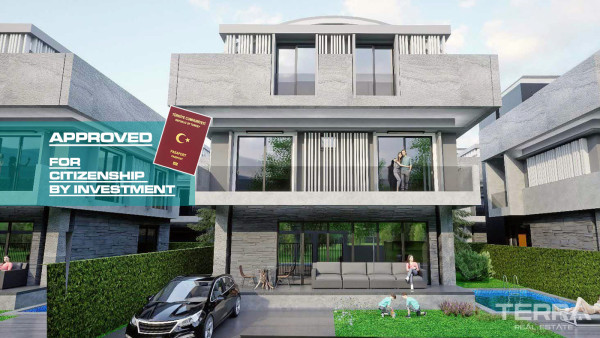Spacious 6+1 Triplex Villas with Elevator in Antalya, Döşemealtı