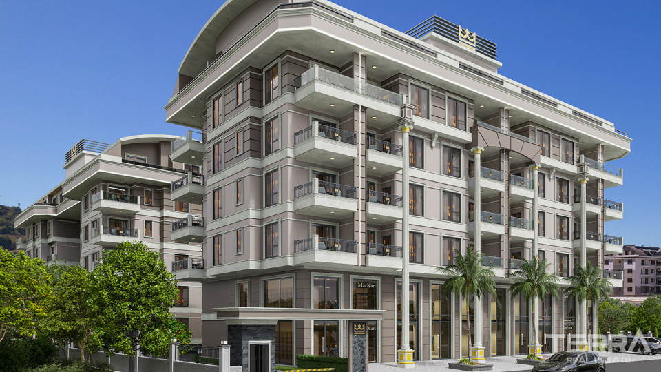 5 Star Concept Complex of Luxury Apartments in Kargıcak, Alanya