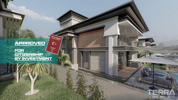 Citizenship Aprroved Villas with Smart Home System in Antalya
