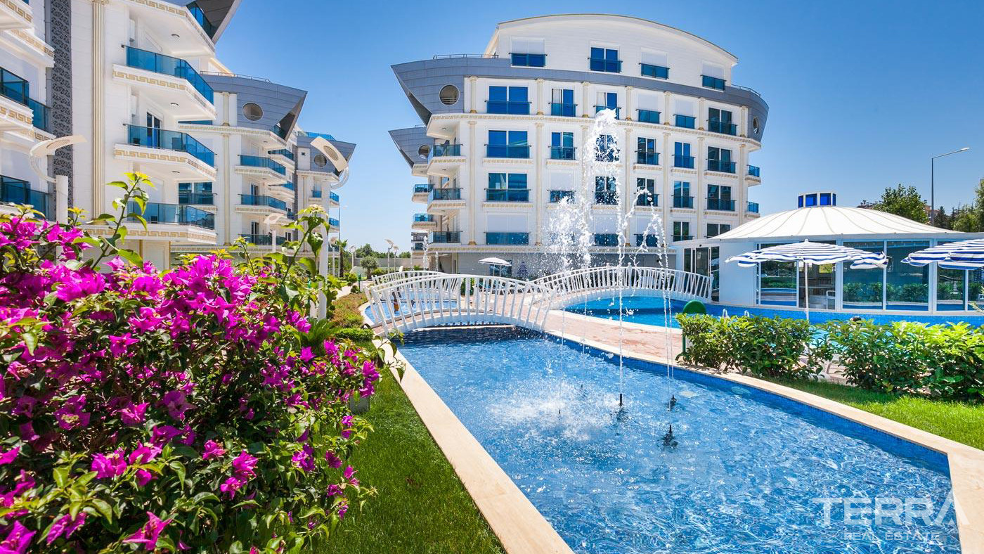 5 Star Hotel Type Apartments in Antalya with a Large Swimming Pool - 82606