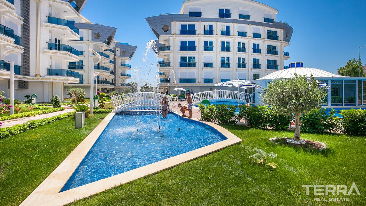 5 Star Hotel Type Apartments in Antalya with a Large Swimming Pool - 82614