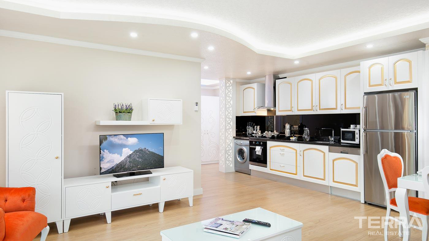 5 Star Hotel Type Apartments in Antalya with a Large Swimming Pool - 82620