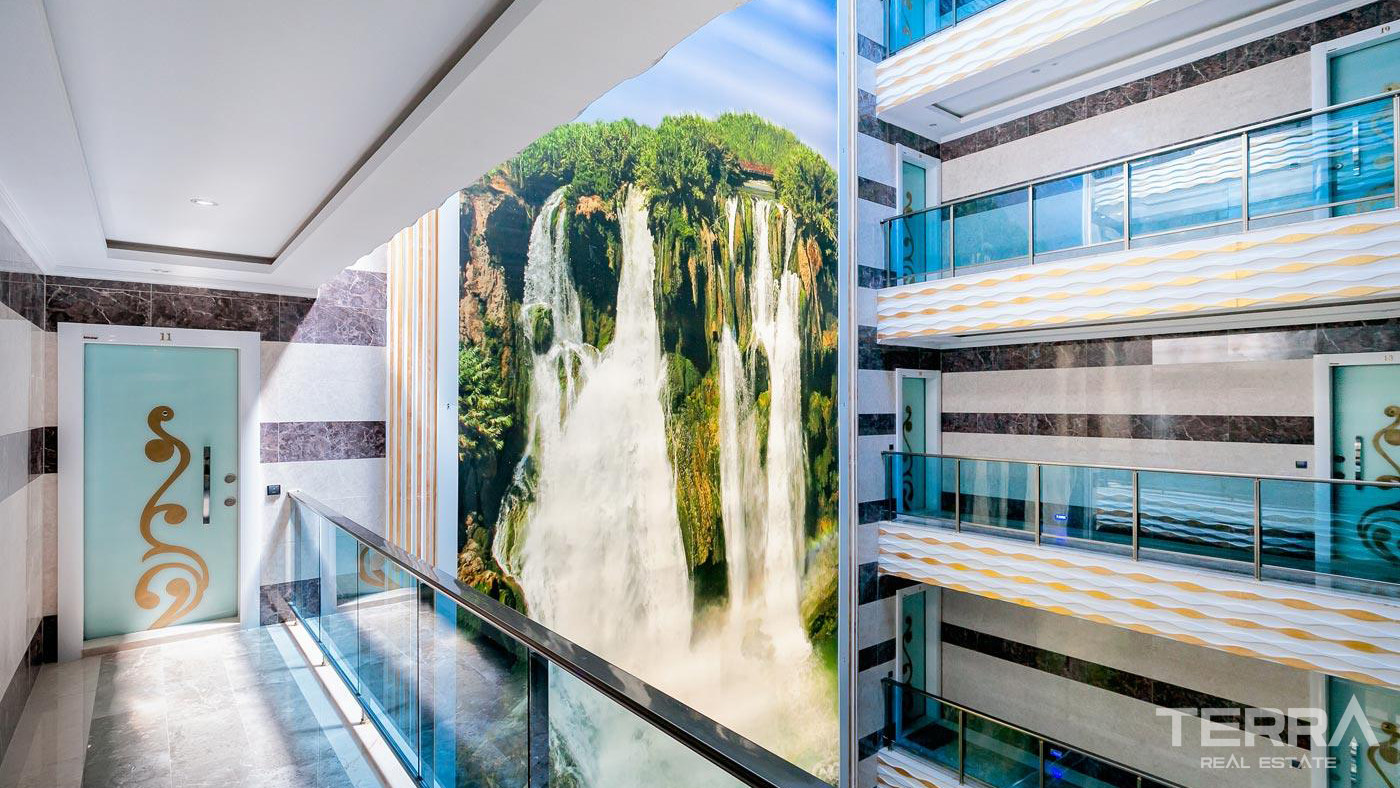 5 Star Hotel Type Apartments in Antalya with a Large Swimming Pool - 82623