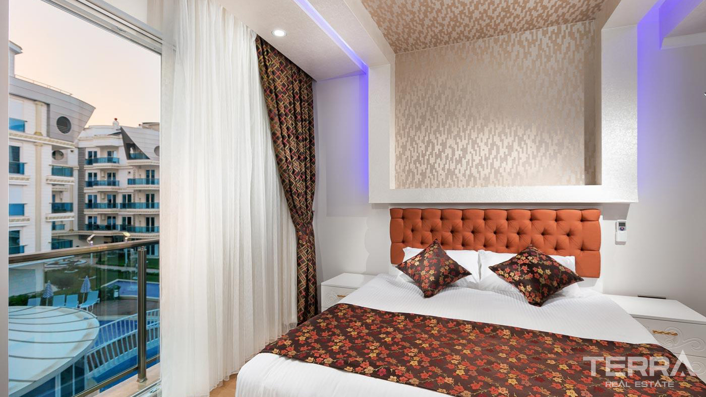 5 Star Hotel Type Apartments in Antalya with a Large Swimming Pool - 82636
