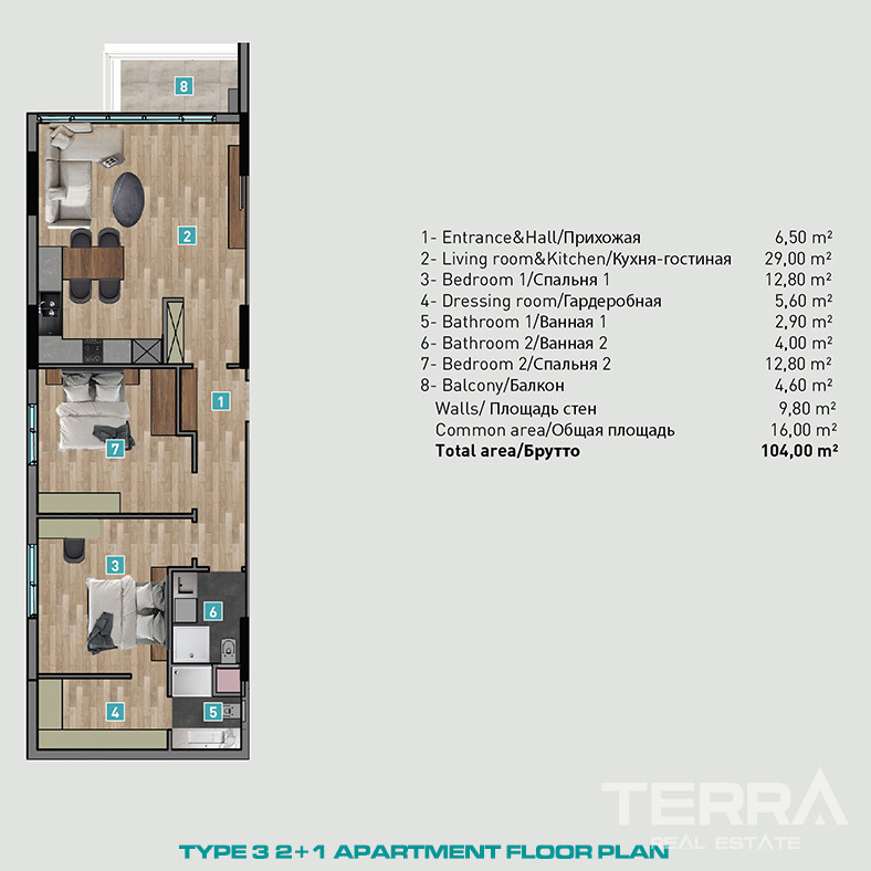 Top Notch Facilities and Luxury Living with New Antalya Apartments - 82653