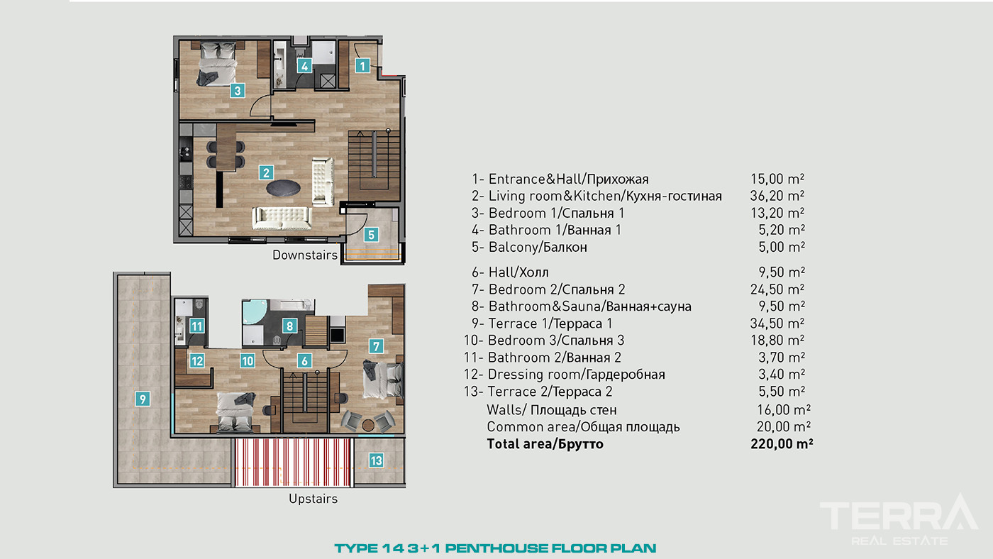 Top Notch Facilities and Luxury Living with New Antalya Apartments - 82671