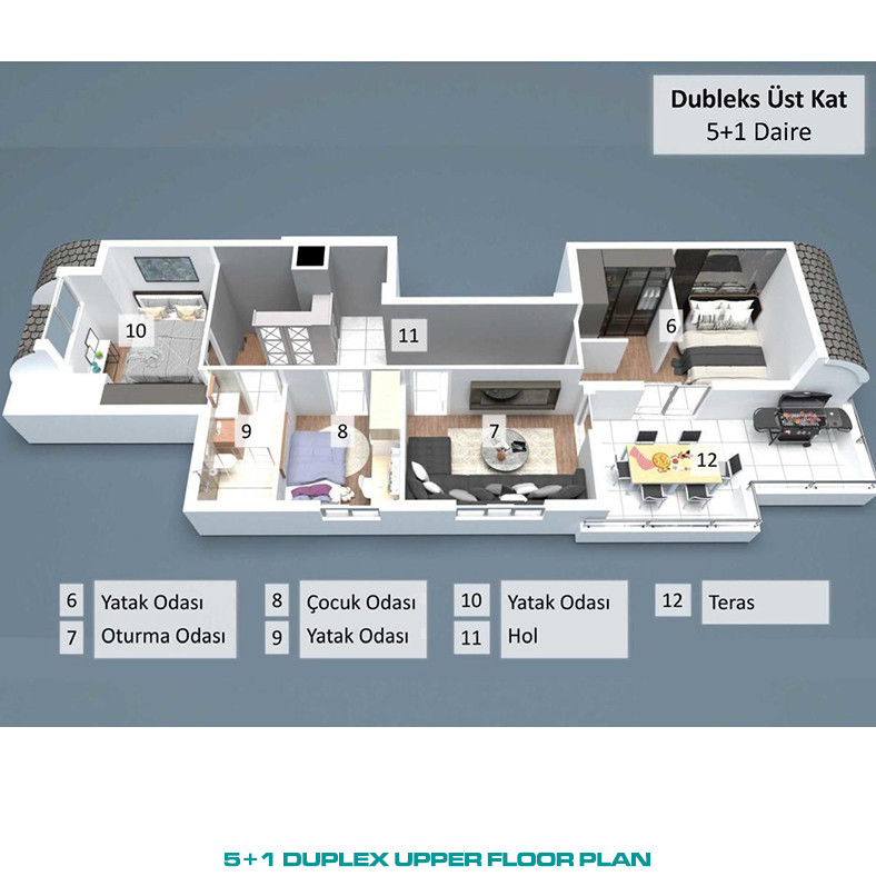 Spacious New Apartments with Separate Kitchen in Antalya Center - 83232