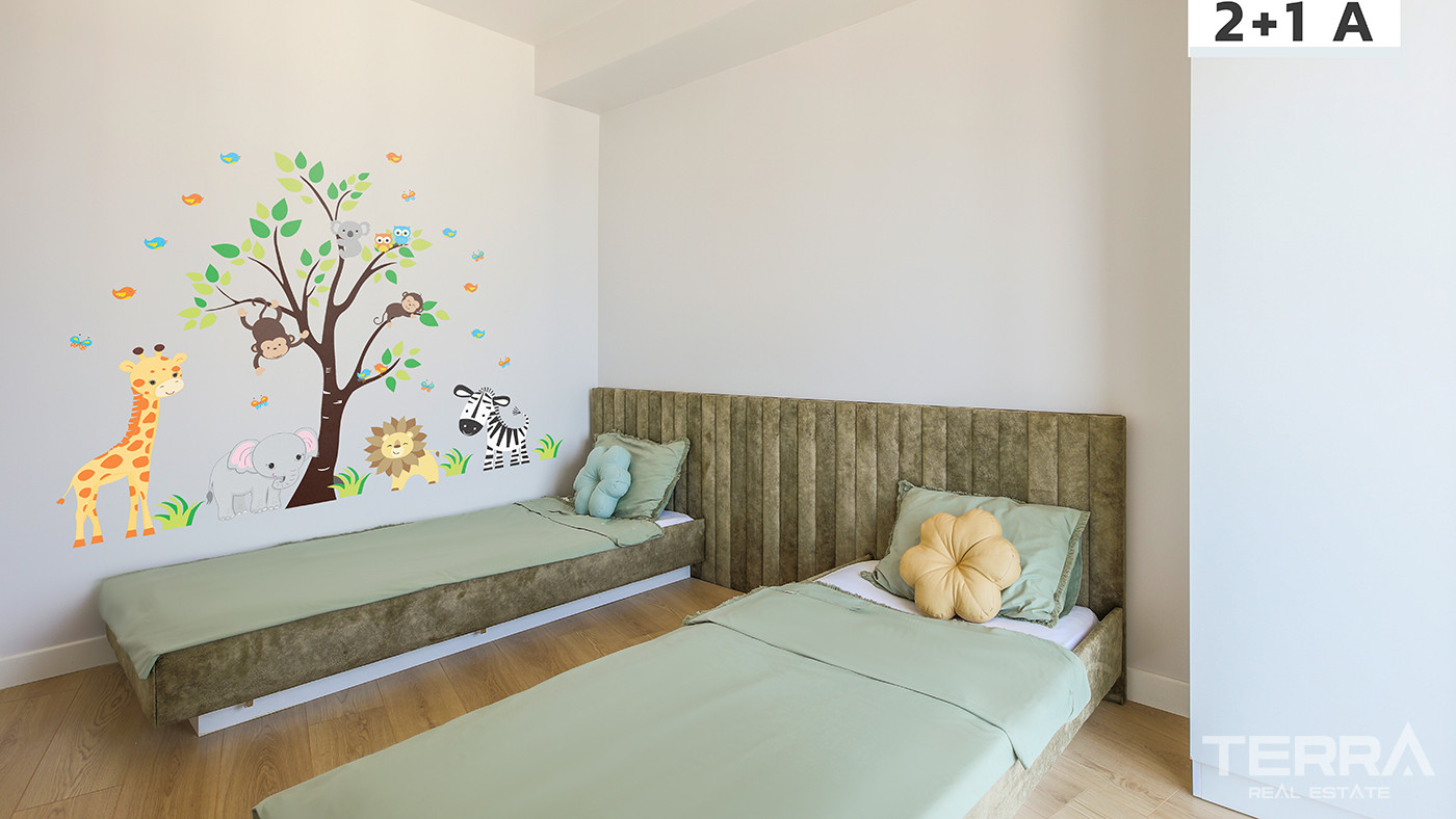 Apartments with Panoramic Sea Views Close to The Beach in Mersin - 84732