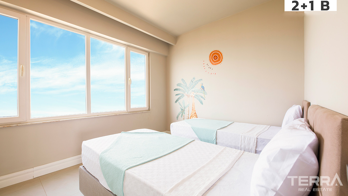 Apartments with Panoramic Sea Views Close to The Beach in Mersin - 84737