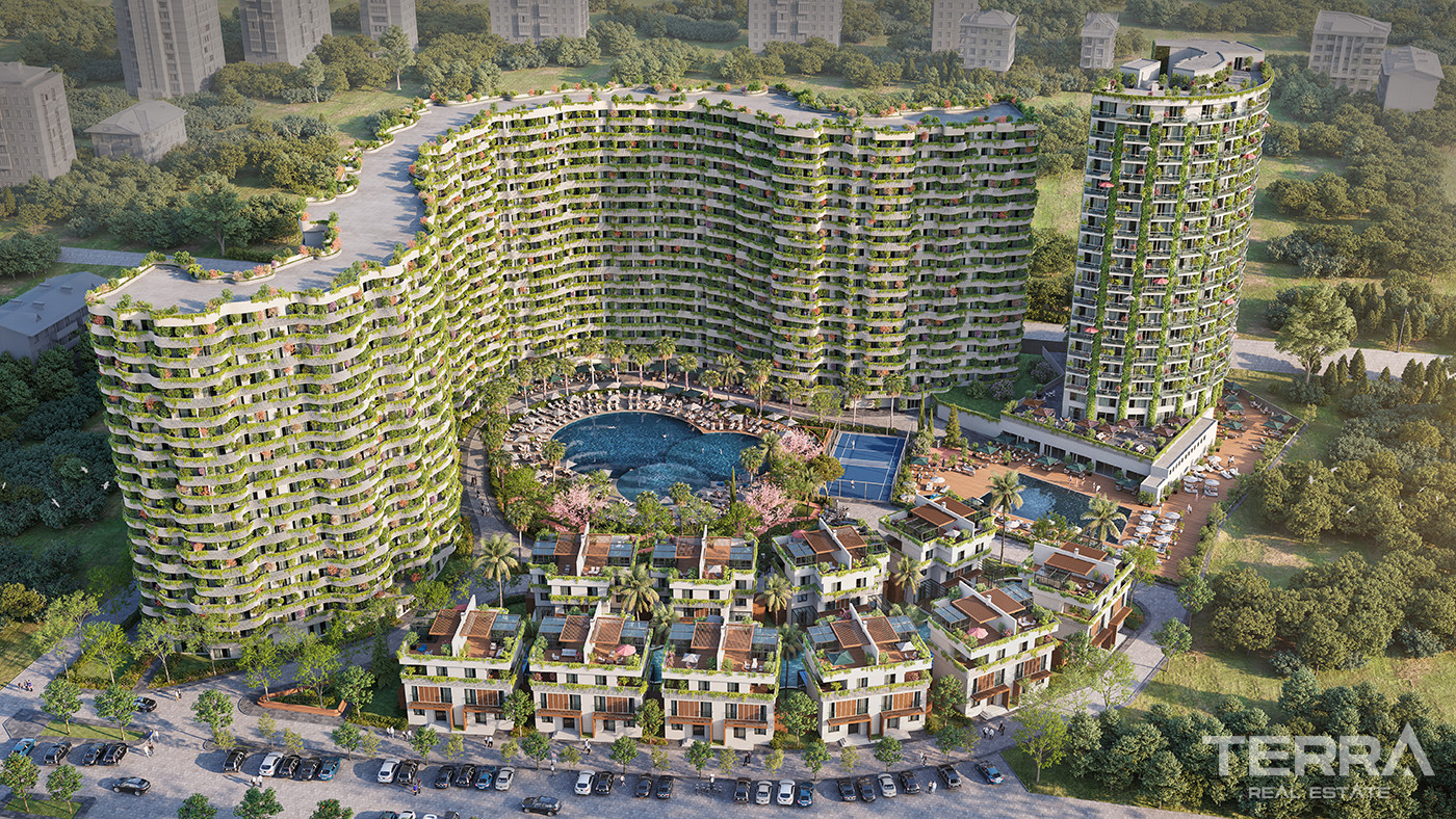 Mersin'de Sahile Yakın Premier Sitede Lüks Daireler - 83356