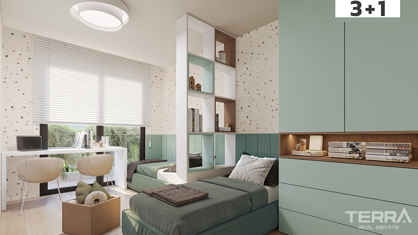Mersin'de Sahile Yakın Premier Sitede Lüks Daireler - 84743
