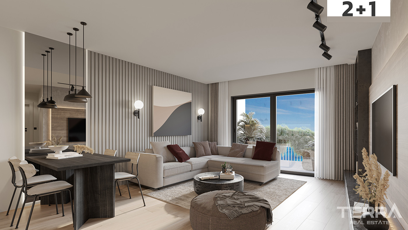 Mersin'de Sahile Yakın Premier Sitede Lüks Daireler - 84747