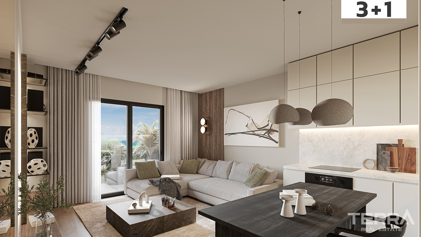Mersin'de Sahile Yakın Premier Sitede Lüks Daireler - 84751