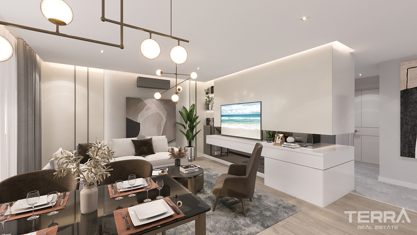 Stylish and Modern Antalya Flats for Sale in Altıntaş - 83392
