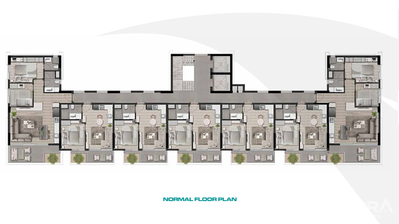 Stylish and Modern Antalya Flats for Sale in Altıntaş - 83397
