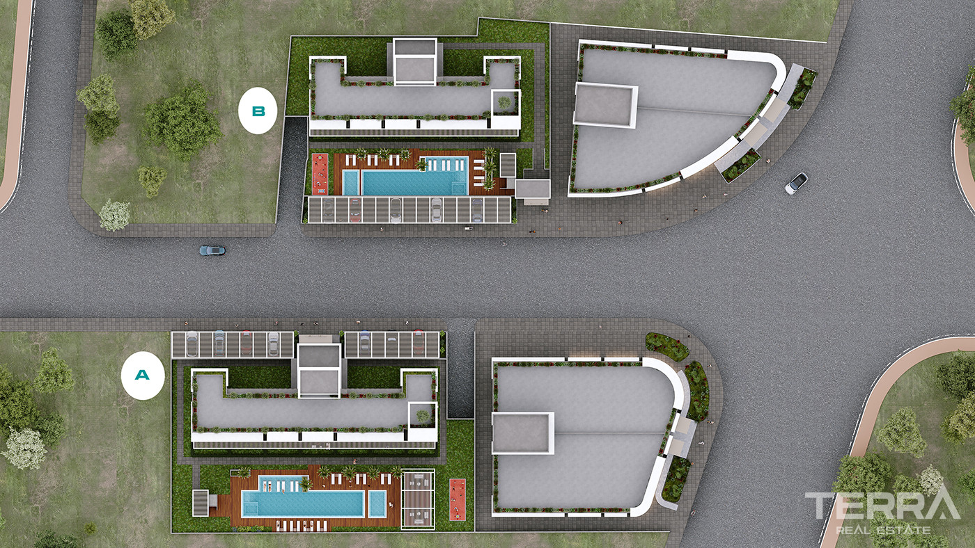Stylish and Modern Antalya Flats for Sale in Altıntaş - 83398