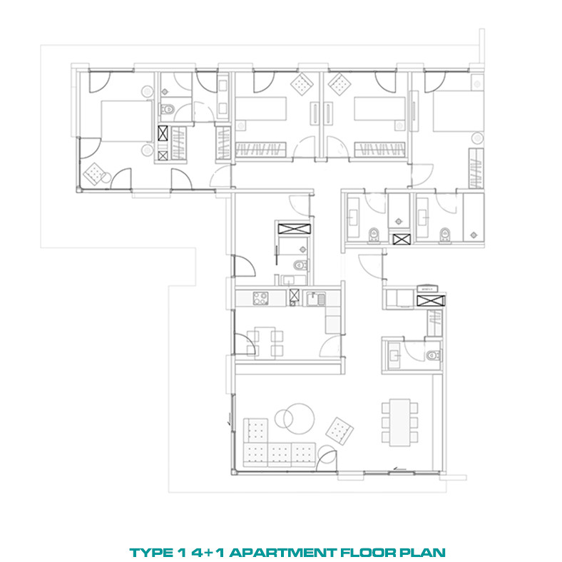 Luksusowe apartamenty ze wspaniałym widokiem na las w Sarıyer w Stambule - 83467