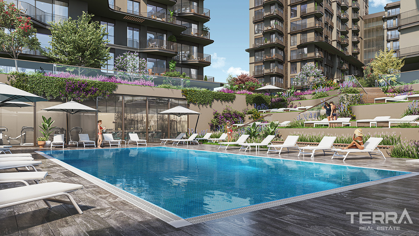 Luksusowe apartamenty ze wspaniałym widokiem na las w Sarıyer w Stambule - 83469