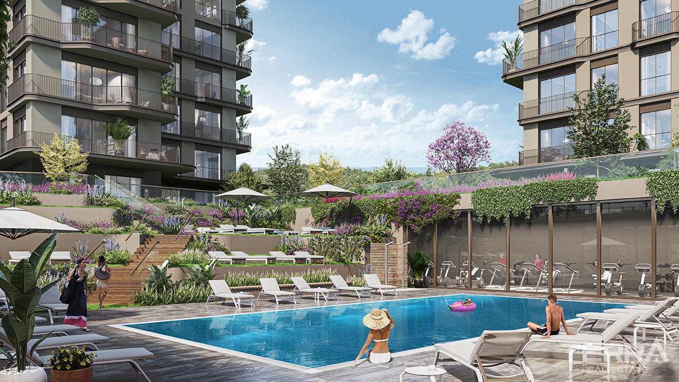 Luksusowe apartamenty ze wspaniałym widokiem na las w Sarıyer w Stambule - 83470