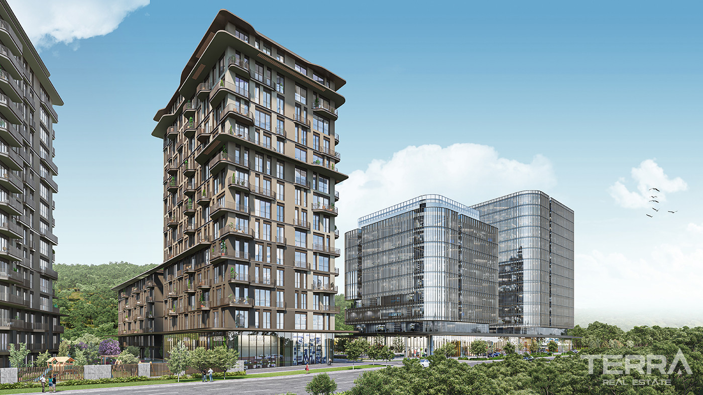 Luksusowe apartamenty ze wspaniałym widokiem na las w Sarıyer w Stambule - 83472