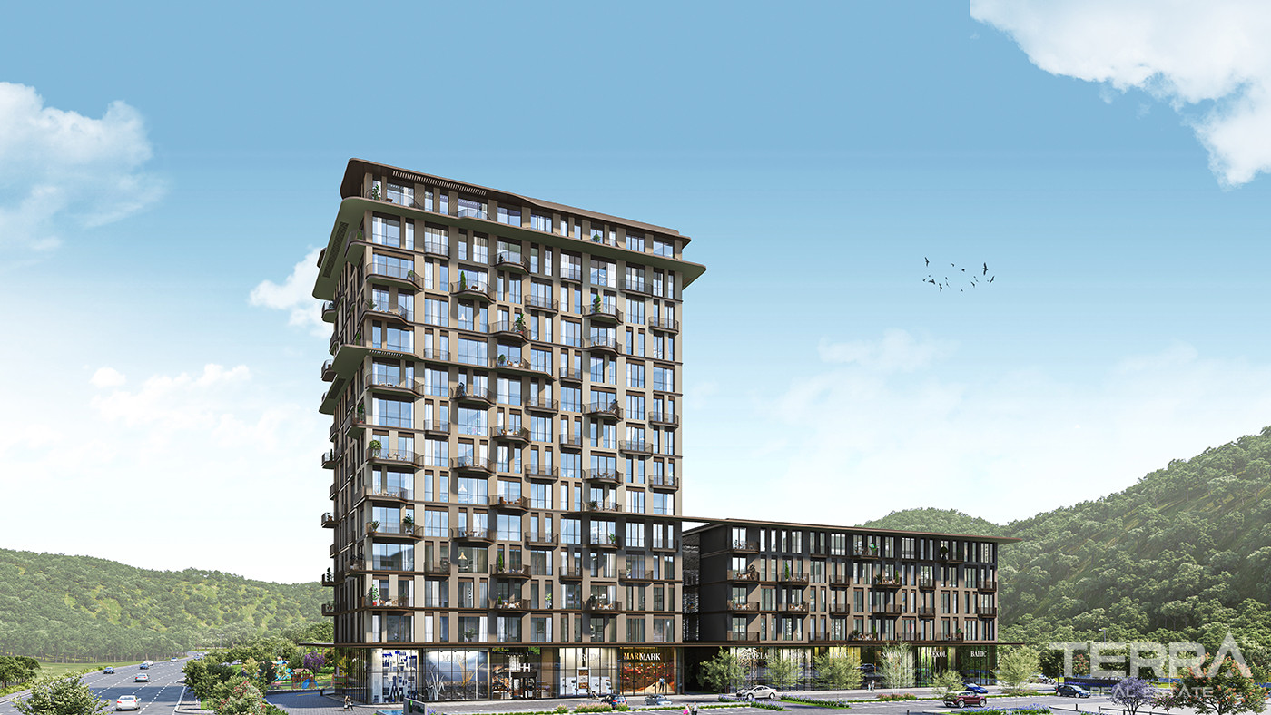 Luksusowe apartamenty ze wspaniałym widokiem na las w Sarıyer w Stambule - 83484