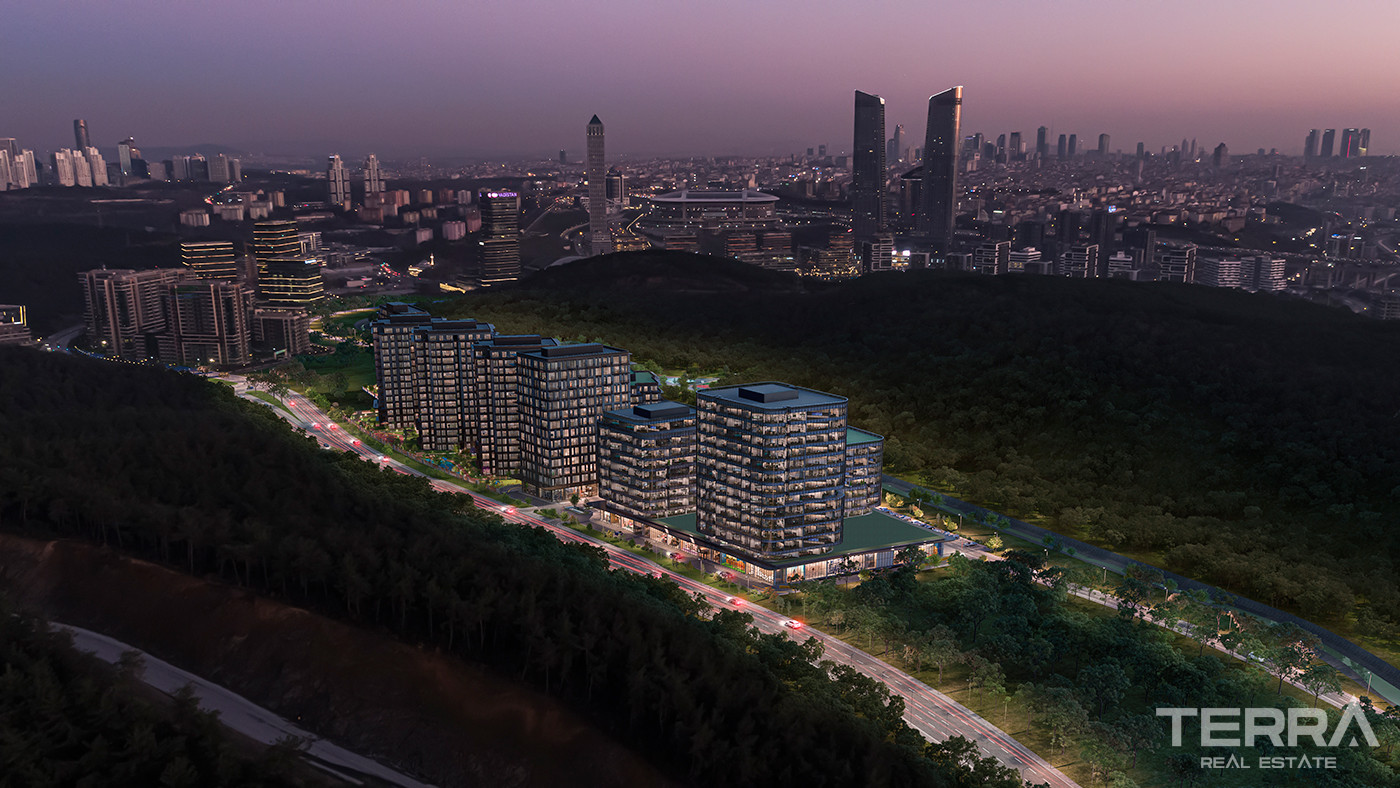 Luksusowe apartamenty ze wspaniałym widokiem na las w Sarıyer w Stambule - 83485