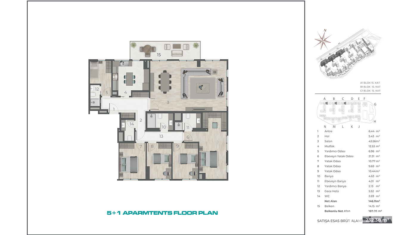 Modern Apartments with Spacious Living Areas in İstanbul, Zeytinburnu - 83593