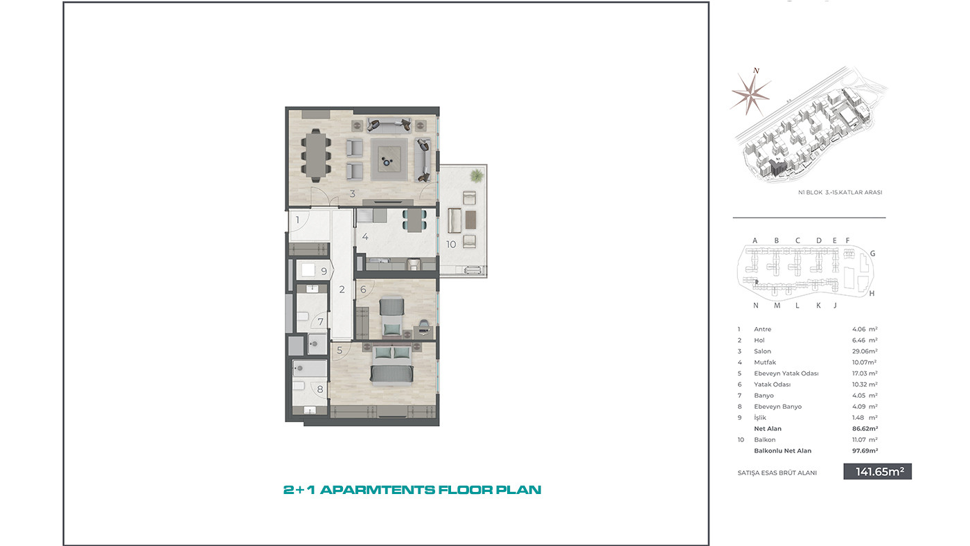 Modern Apartments with Spacious Living Areas in İstanbul, Zeytinburnu - 83596