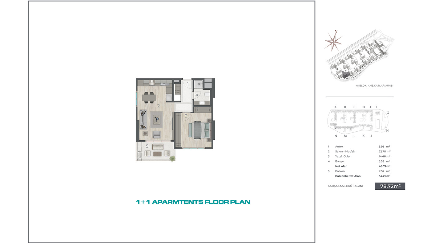 Modern Apartments with Spacious Living Areas in İstanbul, Zeytinburnu - 83598