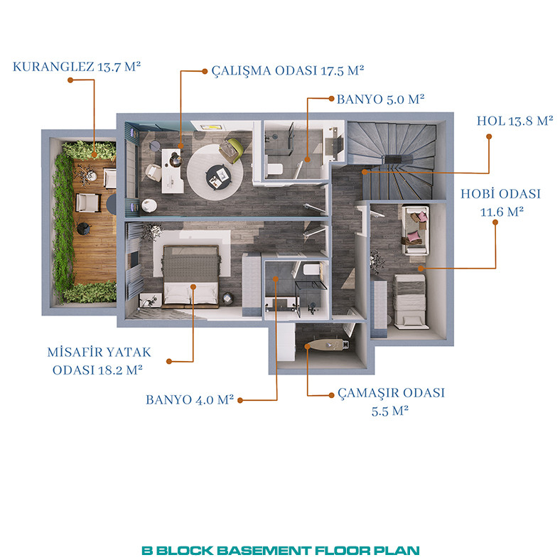Luxury Twin Villas in a Tranquil Area of Sarıyer, İstanbul - 83635
