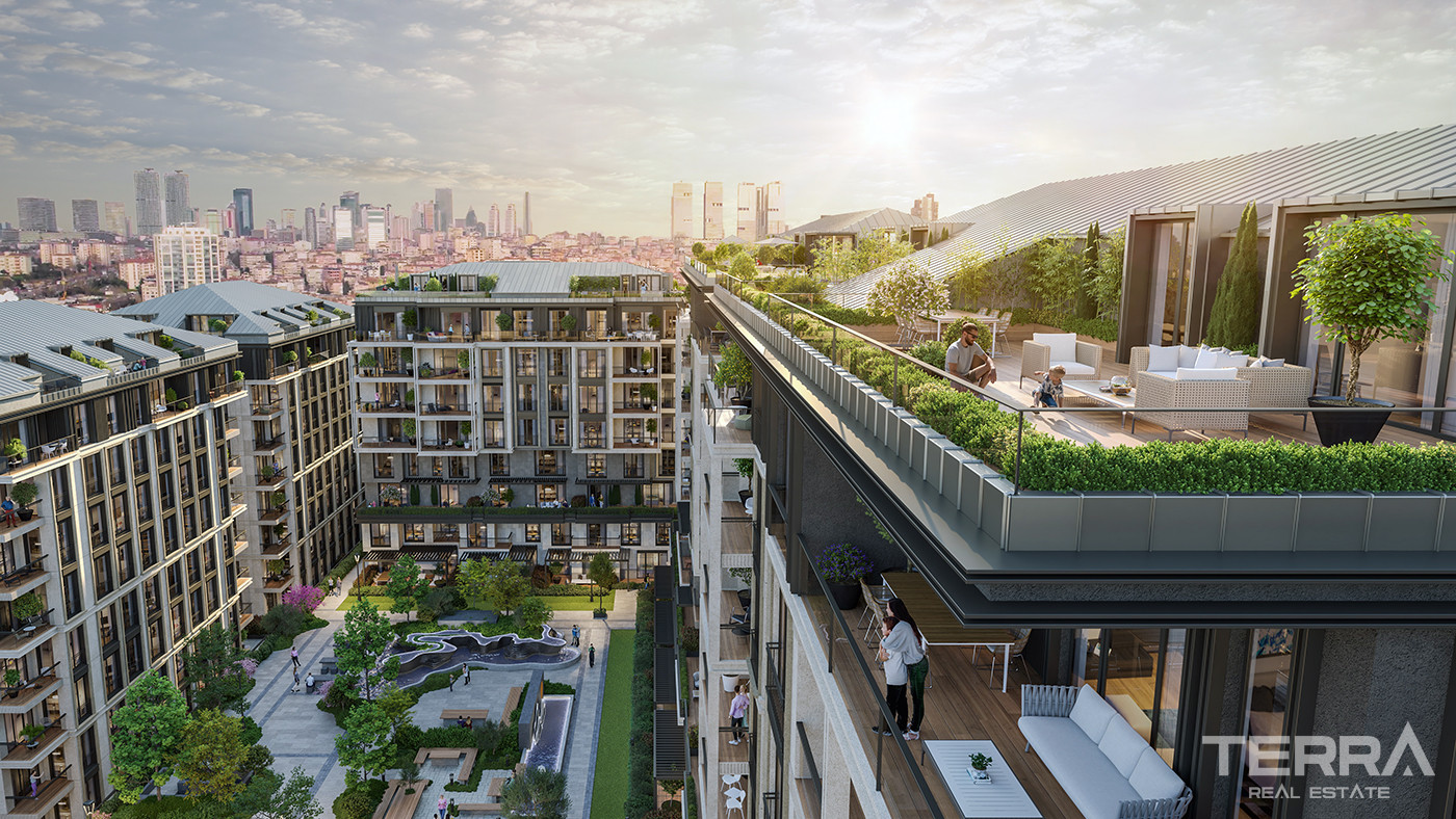 Prime Location from Contemporary İstanbul Apartments for Sale - 83674