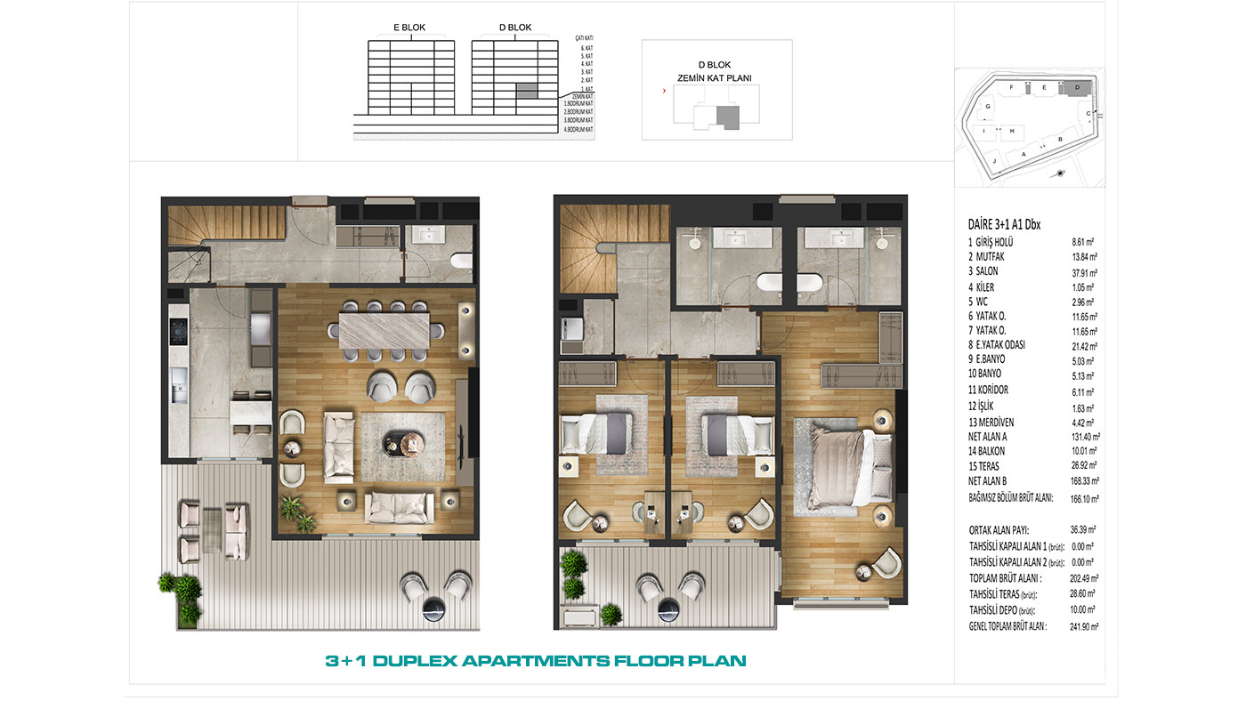 Prime Location from Contemporary İstanbul Apartments for Sale - 83683