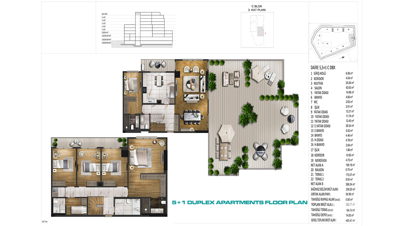 Prime Location from Contemporary İstanbul Apartments for Sale - 83688