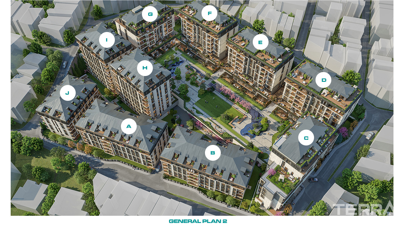 Prime Location from Contemporary İstanbul Apartments for Sale - 83698