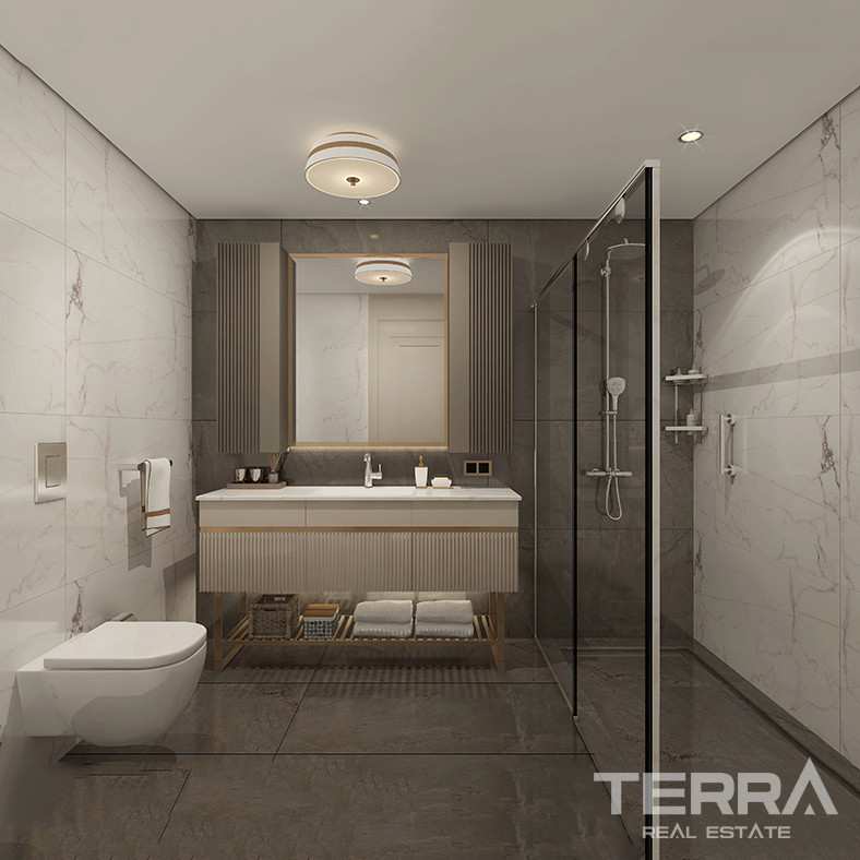 Prime Location from Contemporary İstanbul Apartments for Sale - 83702