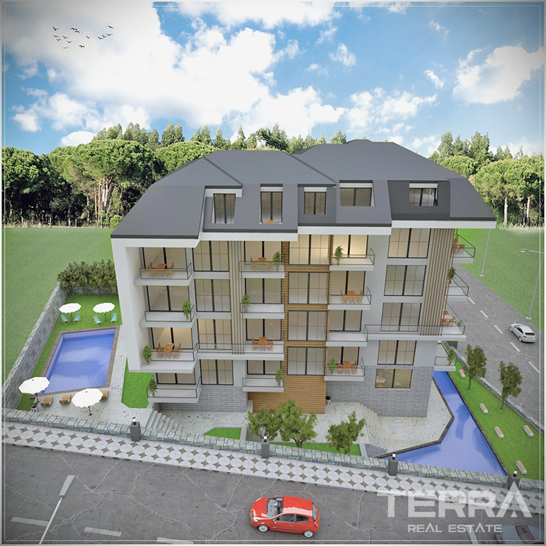 Alanya-Wohnungen mit Meerblick und Shuttleservice zum Strand in Demirtaş - 83798