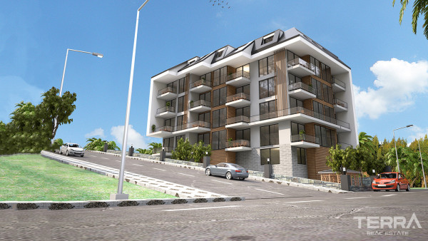 Sea View Alanya Flats with Shuttle Service to the Beach in Demirtaş