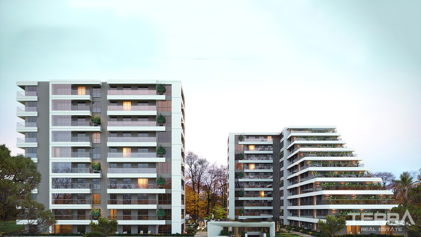 Modern Apartments in a Luxurious Complex in Antalya, Altıntaş - 83833