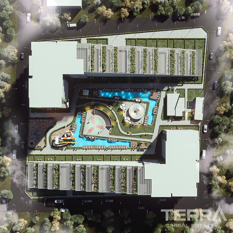 Modern Apartments in a Luxurious Complex in Antalya, Altıntaş - 83851