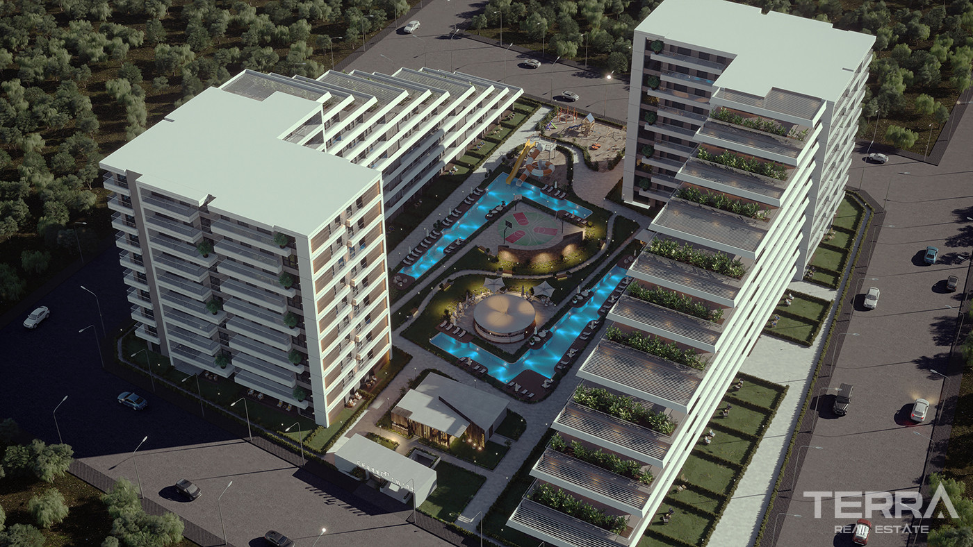Modern Apartments in a Luxurious Complex in Antalya, Altıntaş - 83853