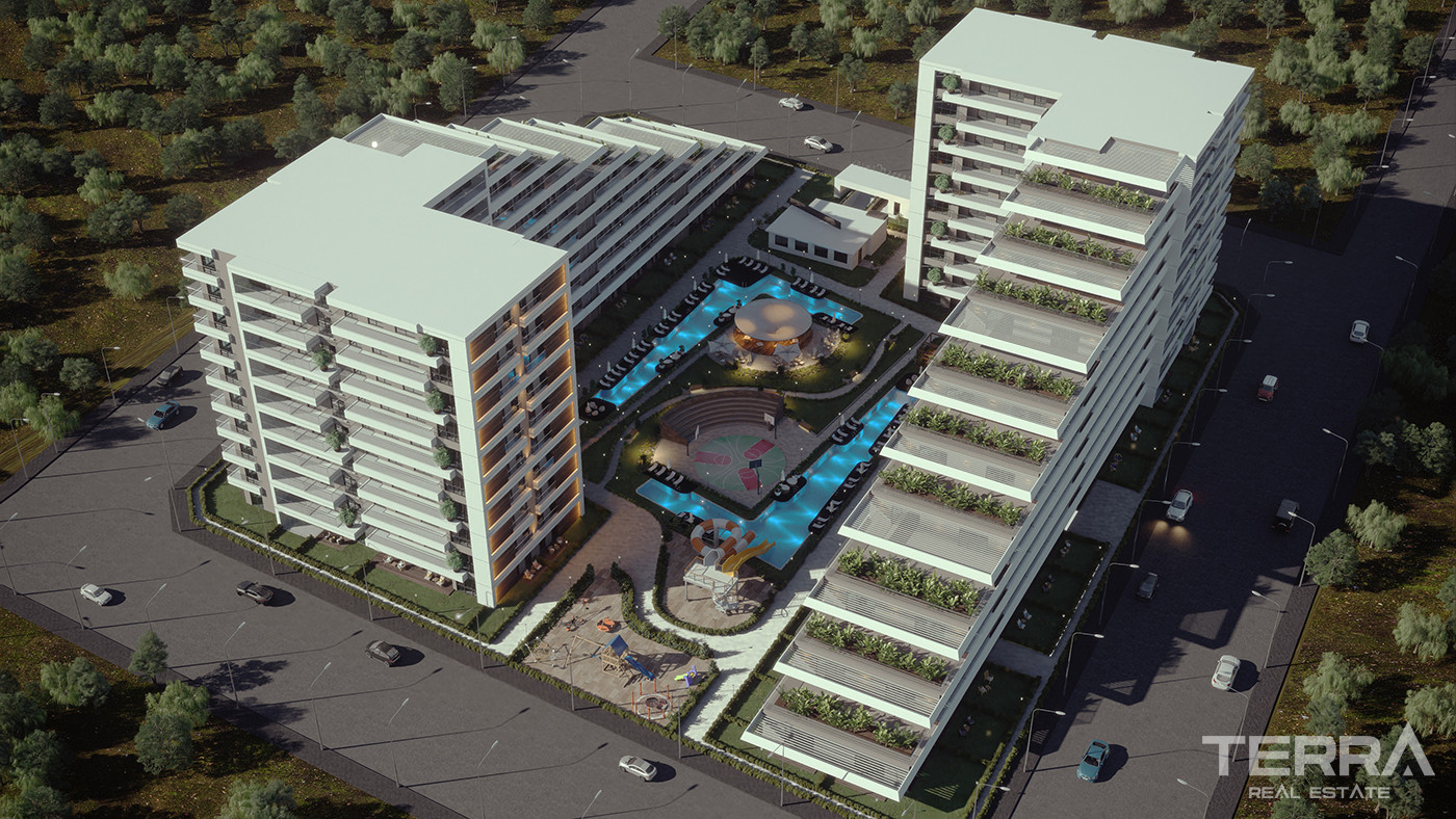 Modern Apartments in a Luxurious Complex in Antalya, Altıntaş - 83856
