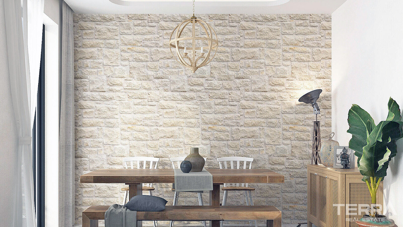 2+1 Detached Flats with Private Gardens or Terraces in Bodrum - 83874
